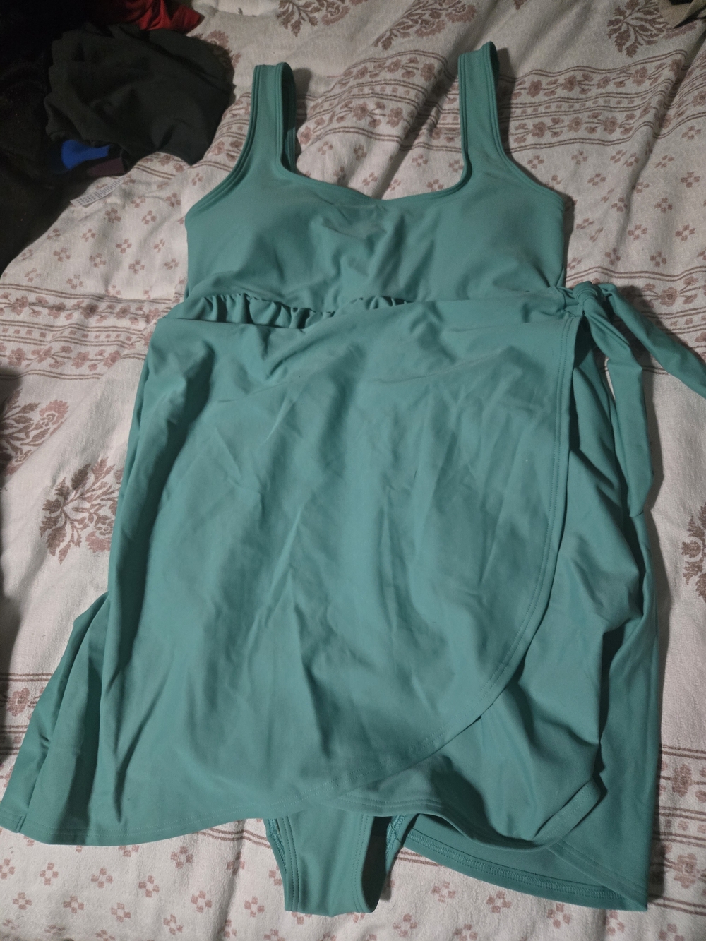 Old Navy Teal Swimdress with Side Tie